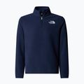 Bluza polarowa dziecięca The North Face Teen Glacier 1/4 Zip summit navy