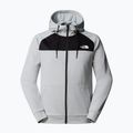 Bluza męska The North Face Reaxion Fleece Full Zip Hoodie high rise grey light heather