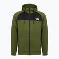 Bluza męska The North Face Reaxion Fleece Full Zip Hoodie woodland green/black