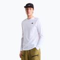 Longsleeve trekkingowy męski The North Face Evolution Simple Dome Regular tnf white