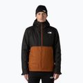 Kurtka ocieplana męska The North Face Millerton Insulated burnt umber/black
