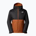 Kurtka ocieplana męska The North Face Millerton Insulated burnt umber/black 5