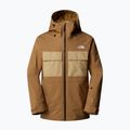 Kurtka snowboardowa męska The North Face Fourbarrel Triclimate utility brown/khaki 6