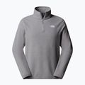 Bluza polarowa męska The North Face Glacier Fleece 1/4 Zip mid grey heather 4