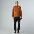 Bluza polarowa męska The North Face Glacier Fleece 1/4 Zip burnt umber 2
