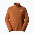 Bluza polarowa męska The North Face Glacier Fleece 1/4 Zip burnt umber 4