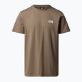 Koszulka męska The North Face Simple Dome mocha brown 3