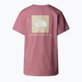 Koszulka damska The North Face Box Nse Relaxed nostalgia rose/gravel 5