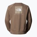 Bluza męska The North Face Raglan Box Nse Crew mocha brown/mushroom gr 2