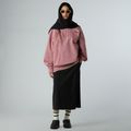 Bluza The North Face Flower Dome Relaxed Hooded GPH nostalgia rose 4