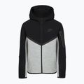 Bluza dziecięca Nike Sportswear Tech Fleece Full Zip dark grey heather/black/black/black 9