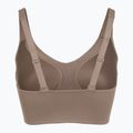 Biustonosz treningowy Nike Alate Medium Support Longline mink brown/white 9