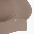Biustonosz treningowy Nike Alate Medium Support Longline mink brown/white 10