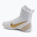 Buty bokserskie Nike Machomai 3 white/metallic gold 3
