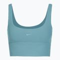 Biustonosz treningowy Nike Zenvy Rib Light Support smokey blue/white