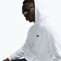 Bluza męska Nike Club Pullover Hoodie white/white/black 4