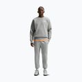 Spodnie męskie Nike Club Cuffed Brushed dark grey heather/light smoke grey/white 2