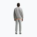 Spodnie męskie Nike Club Cuffed Brushed dark grey heather/light smoke grey/white 3
