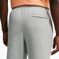 Spodnie męskie Nike Club Cuffed Brushed dark grey heather/light smoke grey/white 5