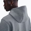 Bluza męska Nike Club Pullover Hoodie dark grey heather/light smoke grey/white 5