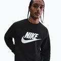 Bluza męska Nike Sportswear Club Graphic Fleece Crew black/white 4