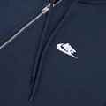 Bluza męska Nike Club Full Zip Hoodie obsidian/obsidian/white 8