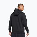 Bluza męska Nike Club Full Zip Hoodie black/black/white 3