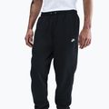 Spodnie męskie Nike Club Cuffed Brushed black/black/white 4