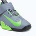 Buty do podnoszenia ciężarów Nike Savaleos ashen slate/green strike/anthracite 7