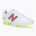 Buty piłkarskie męskie New Balance 442's Academy V2 FG white/lime