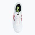 Buty piłkarskie męskie New Balance 442's Academy V2 FG white/lime 5