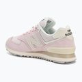 Buty damskie New Balance 574's V2 light pink/white 3