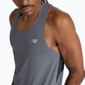 Koszulka do biegania męska New Balance Race Day Tank graphite 4