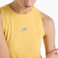 Koszulka do biegania damska New Balance Jacquard Slim Tank clementine 5