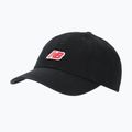 Czapka z daszkiem New Balance 6 Panel Patch Logo black