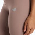 Legginsy do biegania damskie New Balance Harmony High Rise earth shadow 5