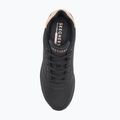 Buty damskie SKECHERS Uno Wedge Hi Steps black/rose gold 5