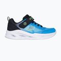 Buty dziecięce SKECHERS Meteor Lights black/blue