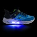 Buty dziecięce SKECHERS Meteor Lights black/blue 8