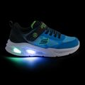 Buty dziecięce SKECHERS Meteor Lights black/blue 9
