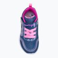 Buty dziecięce SKECHERS Heart Lights Retro Hearts navy leather/multi trim 5