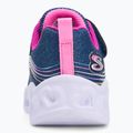 Buty dziecięce SKECHERS Heart Lights Retro Hearts navy leather/multi trim 6