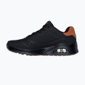 Buty męskie SKECHERS Uno Suited On Air black/chestnut 10