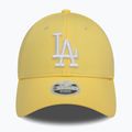 Czapka z daszkiem damska New Era Wmns Le 940 La Dodgers pastel yellow 3