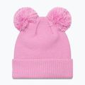 Czapka zimowa damska New Era Wmns Double Pom La Dodgers pastel pink 2