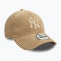 Czapka z daszkiem New Era Cord 940 Nyy med beige