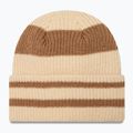Czapka zimowa damska New Era Stripe Cuff Knit Beanie beige 2