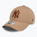Czapka z daszkiem damska New Era Metallic 9FORTY New York Yankees beige 2