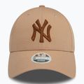 Czapka z daszkiem damska New Era Metallic 9FORTY New York Yankees beige 3