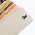 Czapka zimowa damska New Era Rail Isle Cuff Knit Beanie light beige 3
